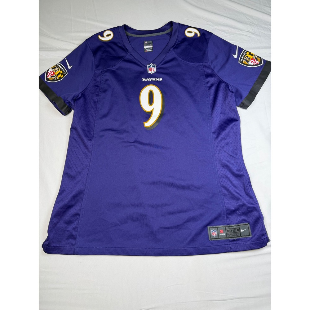 Official Nike Baltimore Ravens J. Tucker 9 NFL Jersey Women's XXL or loose XL